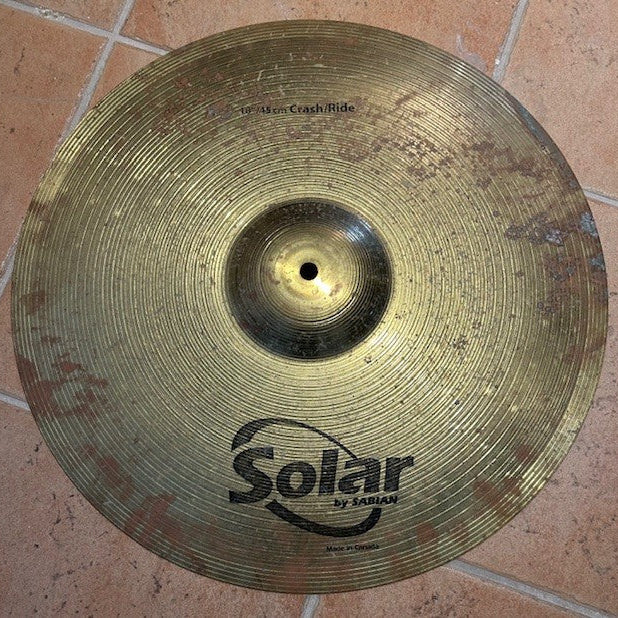 Solar cymbal crash ride 18 - used/usagée