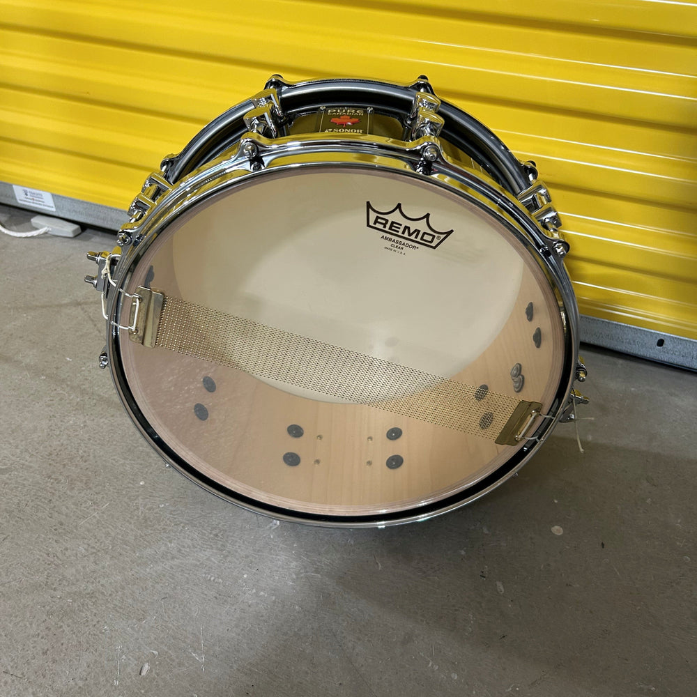Sonor Snare drum/Caisse claire en érable maple 14 x 6 Pure Canadian - used/usagé