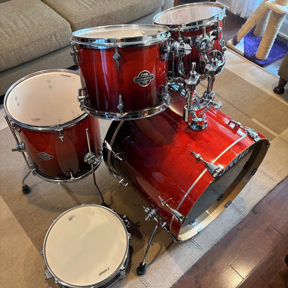 Sonor essential force serie 5 pcs drum set/ série ensemble de 5 tambours - used/usagé