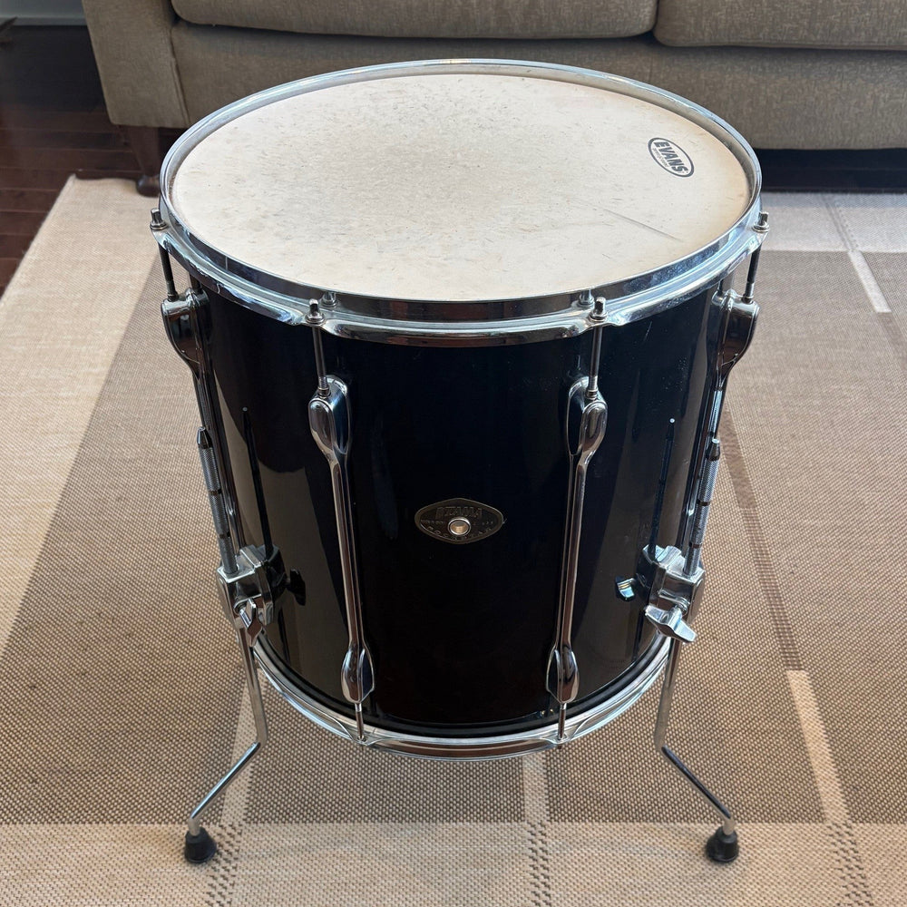*Tama rockstar floor tom 16x16 black/noir - used/usagé