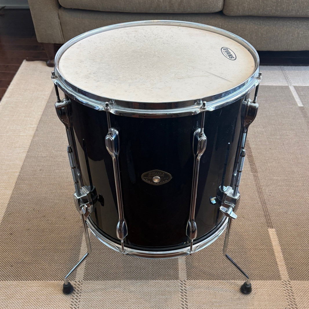 *Tama rockstar floor tom 16x16 black/noir - used/usagé