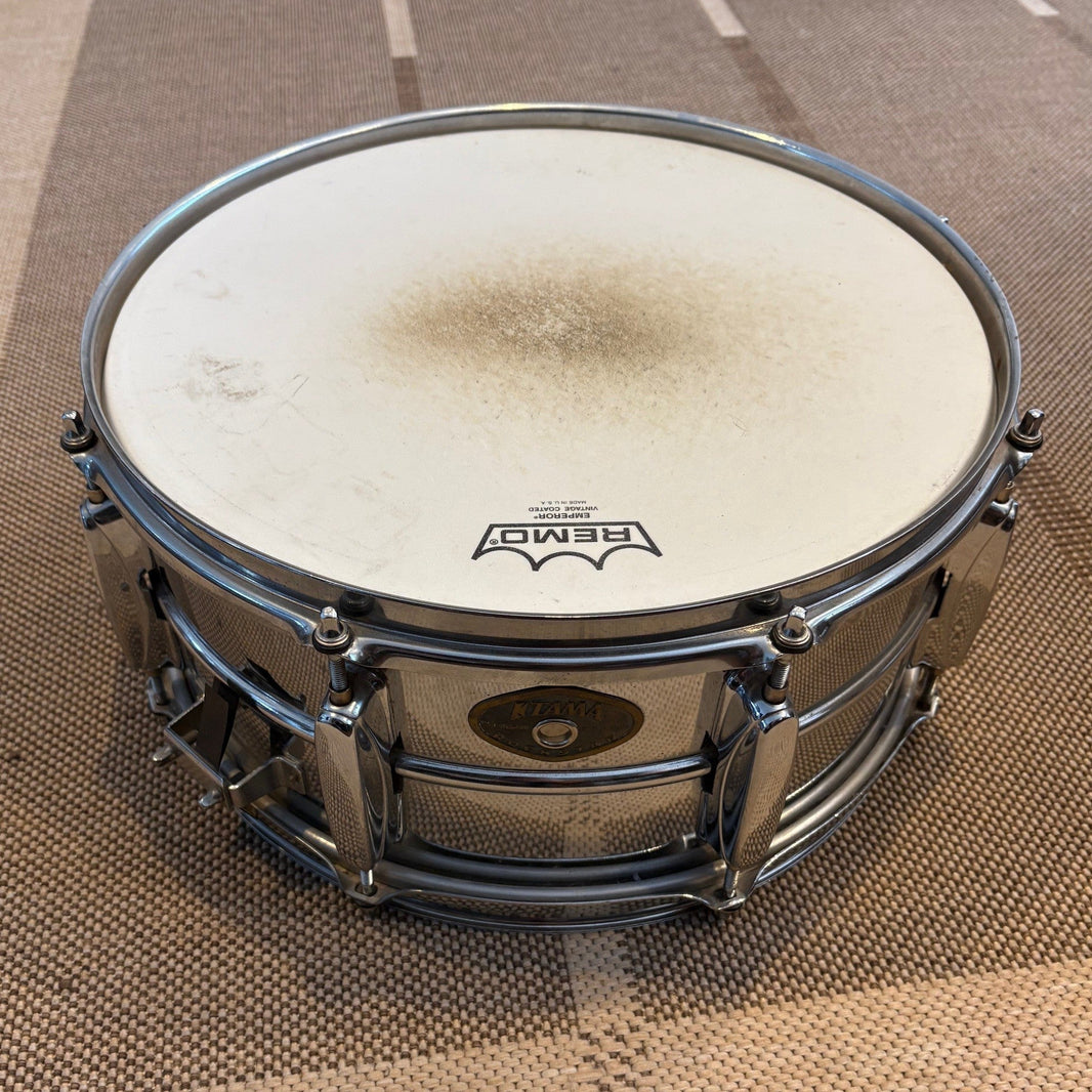 Tama rockstar, snare drum/caisse clare, steel/acier - used/usagé