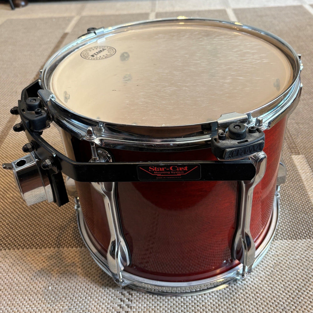 Tama rockstar tom 12x10 red wood - used/usagé