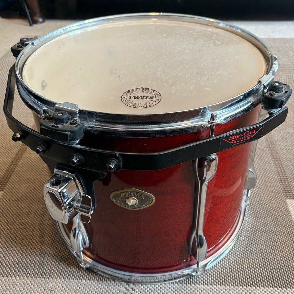 Tama rockstar tom 14x12 red wood - used/usagé