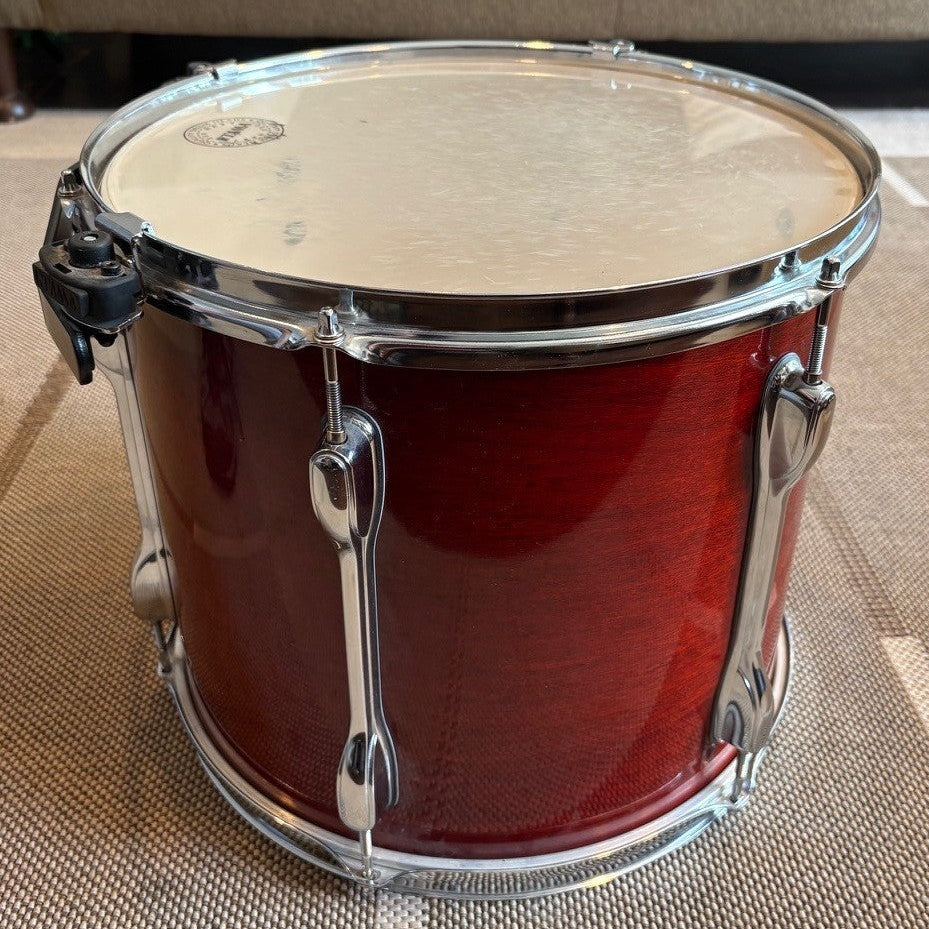 Tama rockstar tom 14x12 red wood - used/usagé