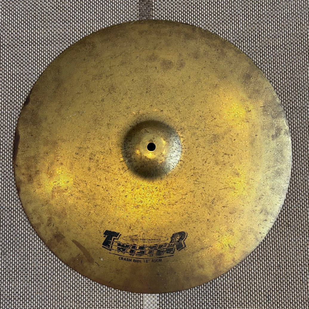 Twister cymbal crash/ride 18 - used/usagée