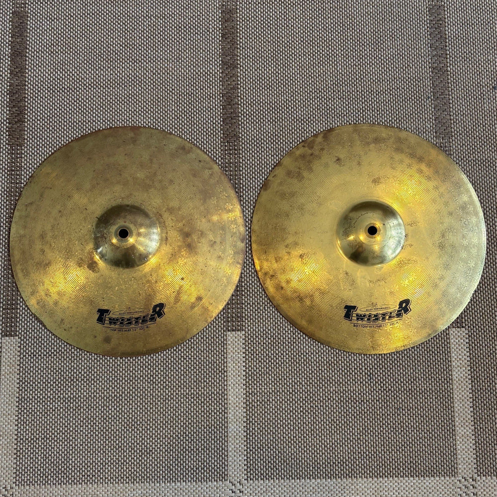 Twister cymbales hi-hat 14 - used/usagées