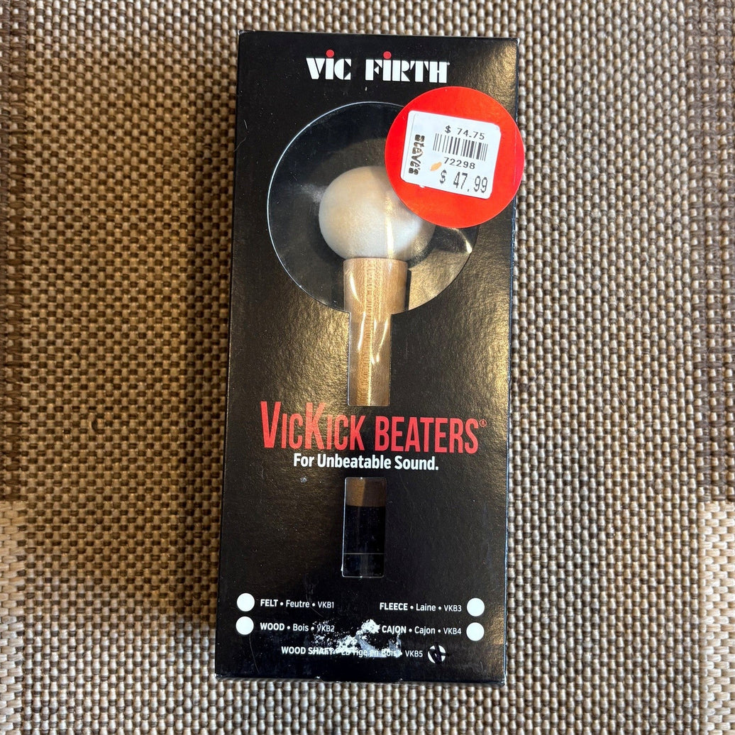 Vic Firth VicKick Bass Drum Beater Medium Felt