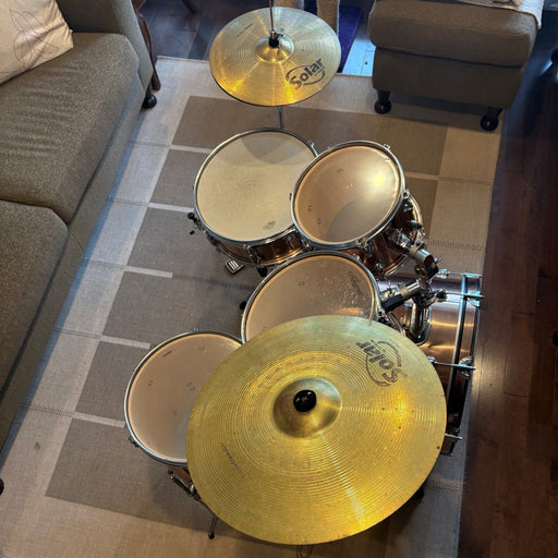Westbury drum kit set/batterie complete ensemble de tambours cuivre - used/usagée