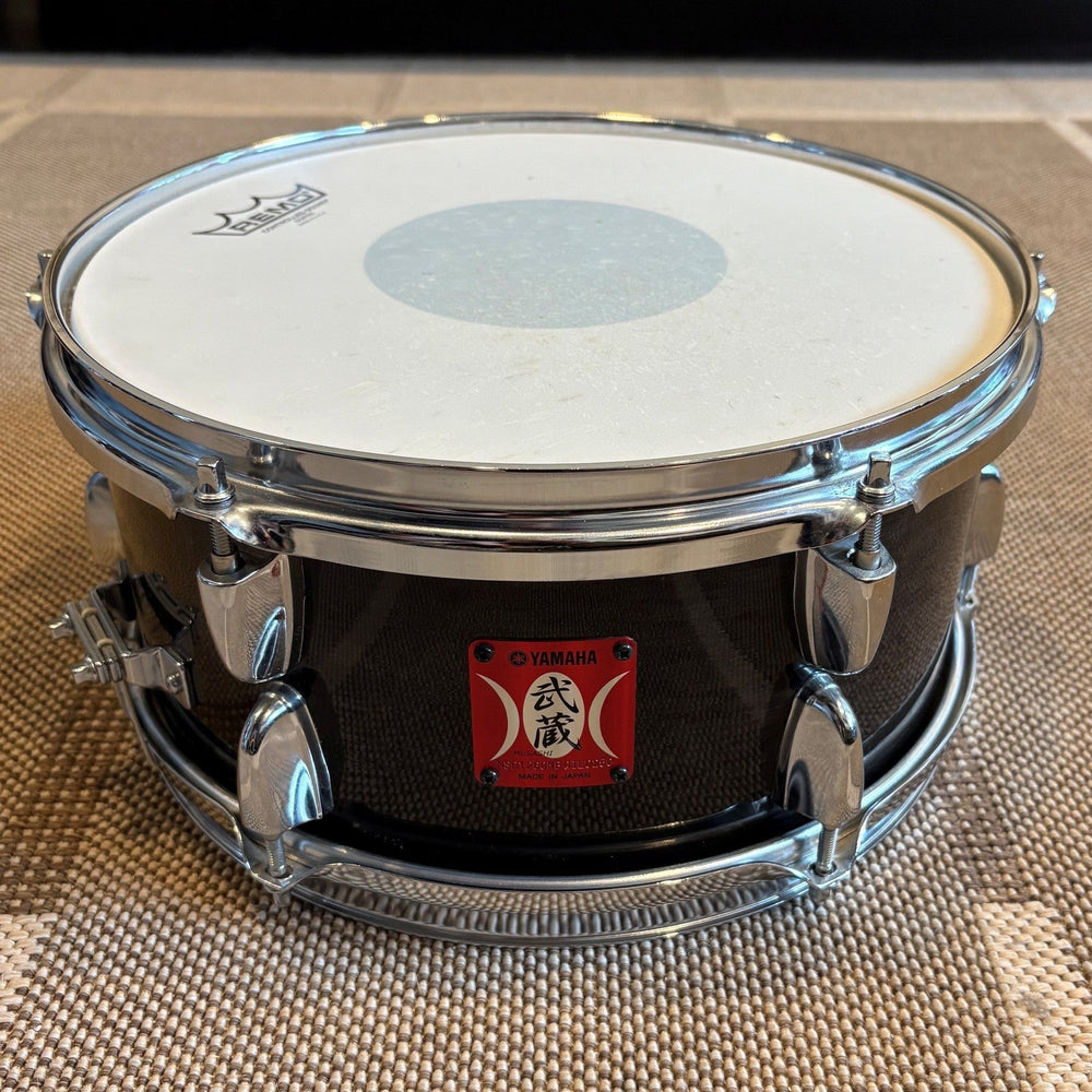 Yamaha Musashi Oak Snare Drum Transparent Black/caisse claire 12 x 6 - used/usagée