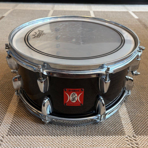 Yamaha "Musashi Oak Snare Drum Transparent Black" 13 x 6.5 - used/usagé