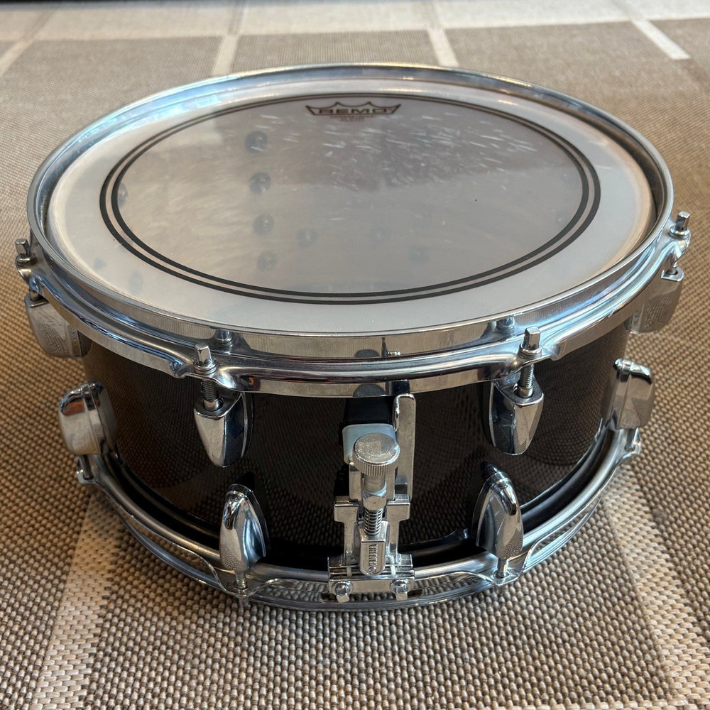 Yamaha "Musashi Oak Snare Drum Transparent Black" 13 x 6.5 - used/usagé