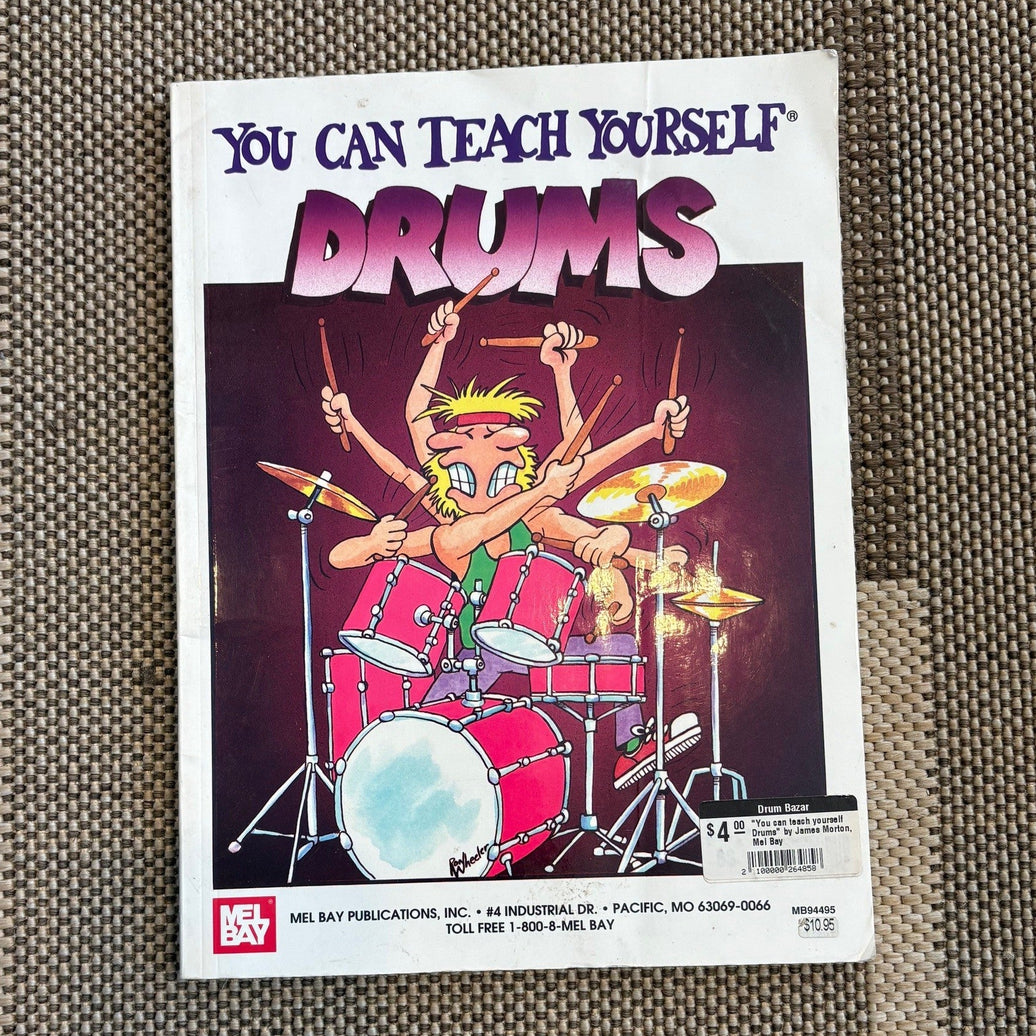 You can teach yourself drums Melbay Method - used/usagée