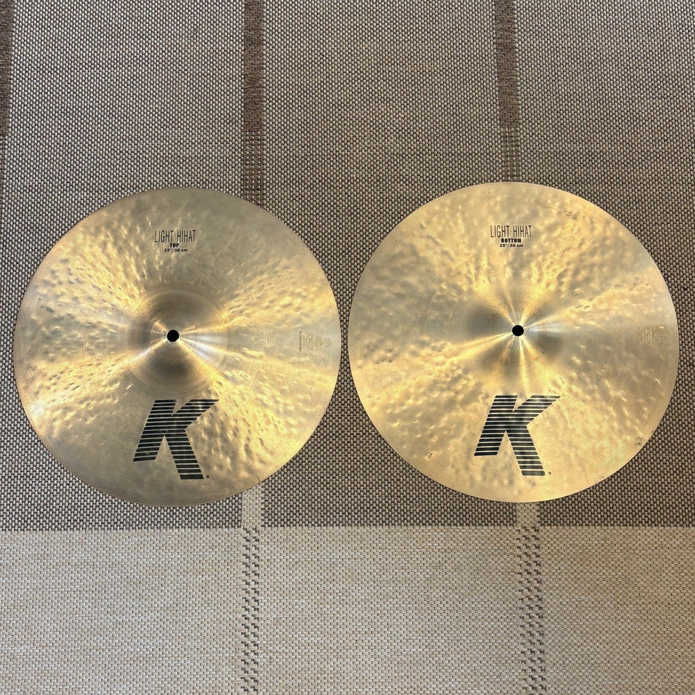 Zildjian cymbales Hi-hats 15 pouces K Light K0923 - used/usagées