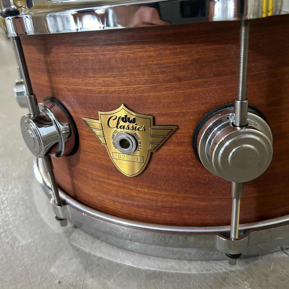 DW snare drum classics mahogany and maple rering 13x6 - used/usagé