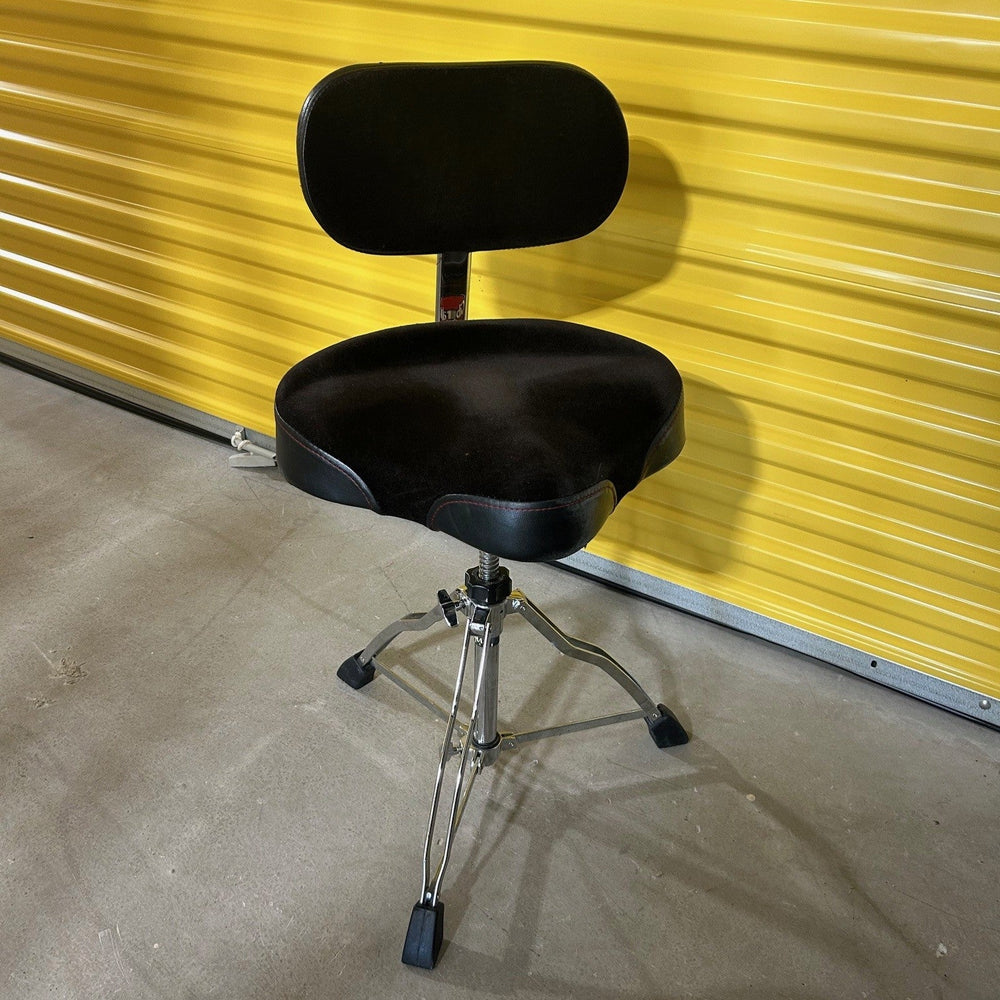 Gibraltar drum seat thrown back rest/banc de drum avec dossier - used/usagé