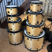 GMS custom drums maple/érable set 8 pièces - used/usagé
