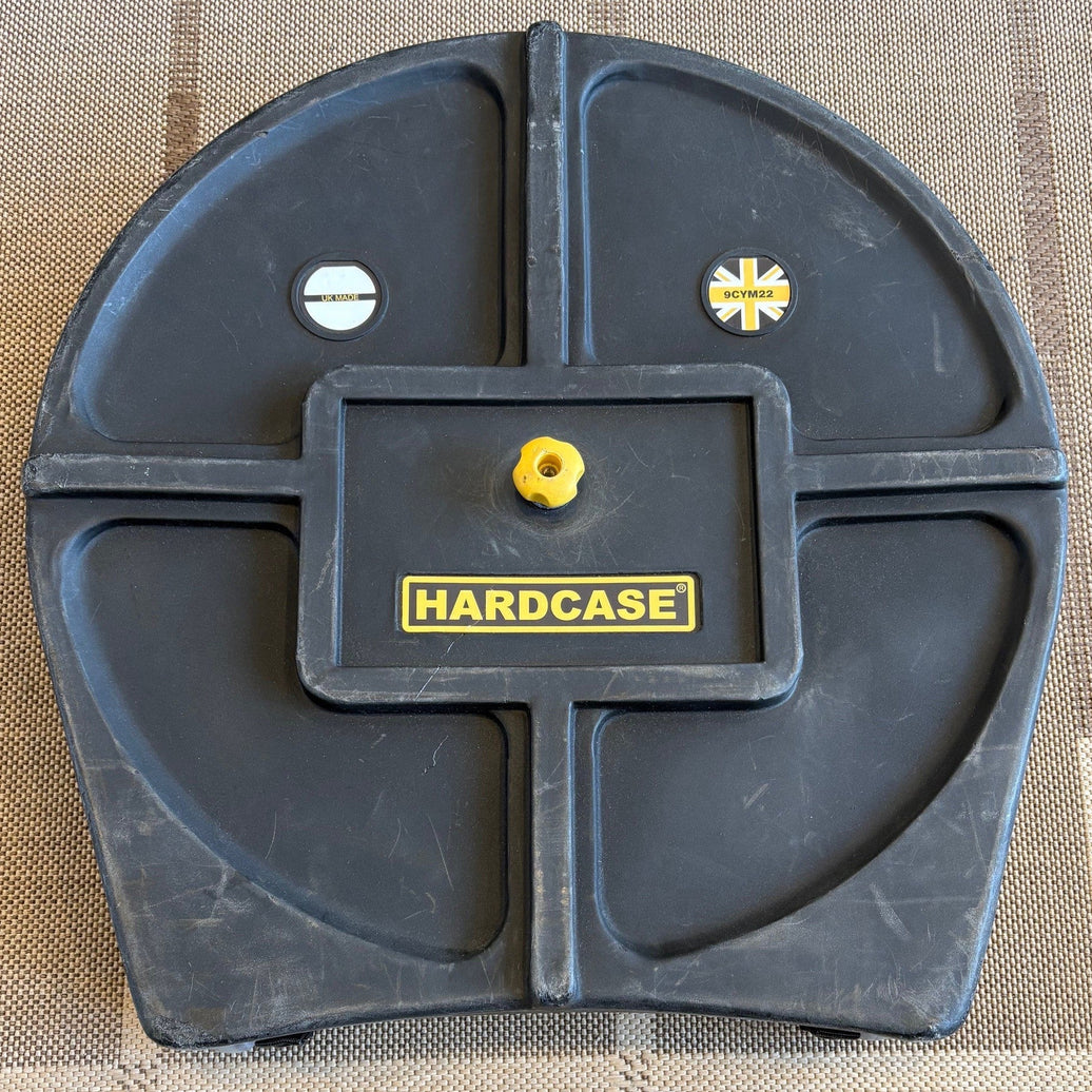 Hardcase 9cym22 cymbals case w/wheels/caisse de cymbales avec des roues - used/usagées
