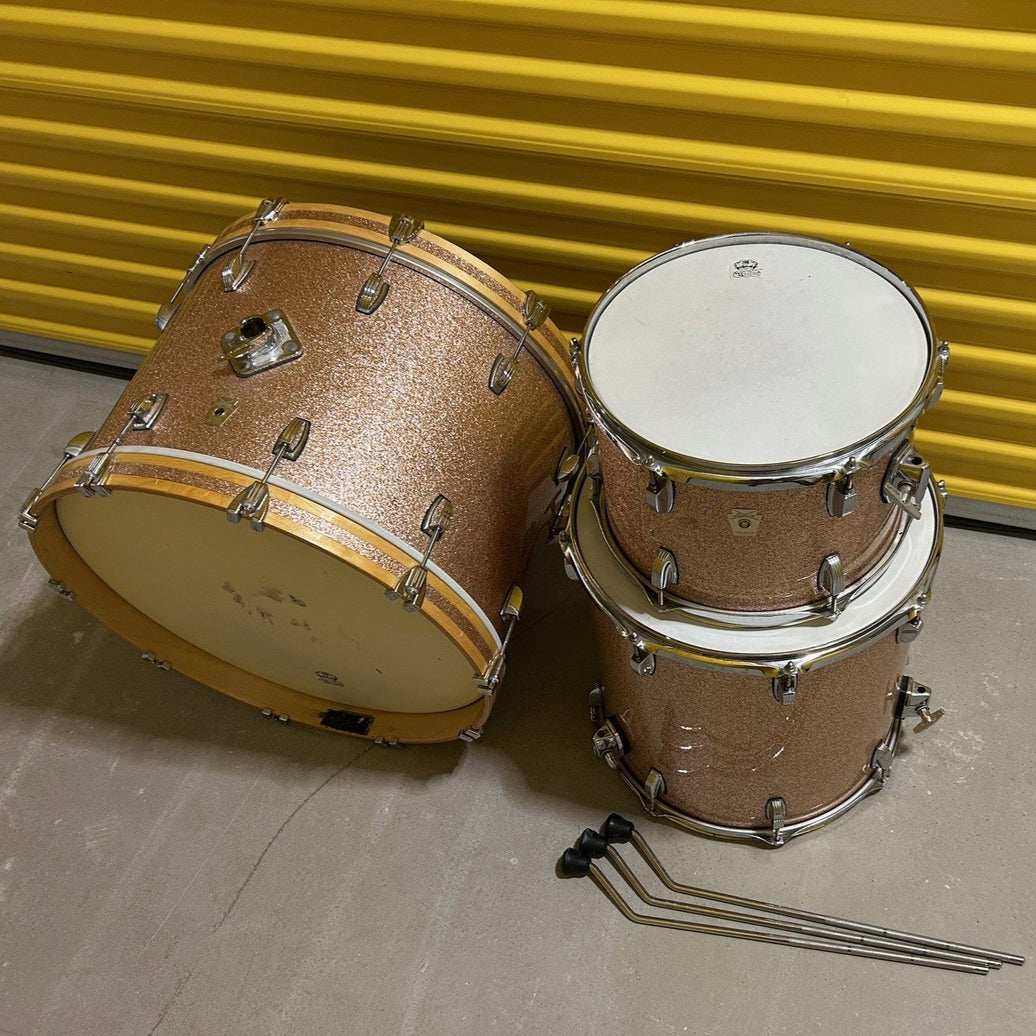 Ludwig Classic Maple 3pcs Champagne sparkles - used/usagé