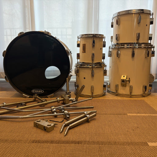 Milestone drum set kit/Batterie vintage fiber/fibre - used/usagé