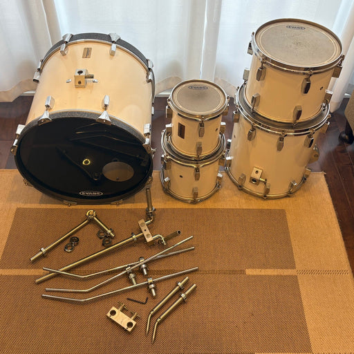 Milestone drum set kit/Batterie vintage fiber/fibre - used/usagé