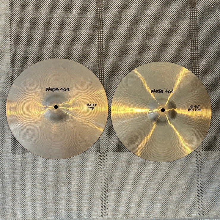 Paiste cymbals/cymbales hi-hat 14 404 - used/usagées