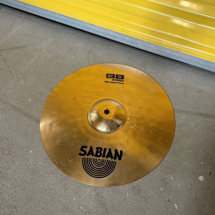 Sabian cymbale B8 pro crash 14 - used/usagé