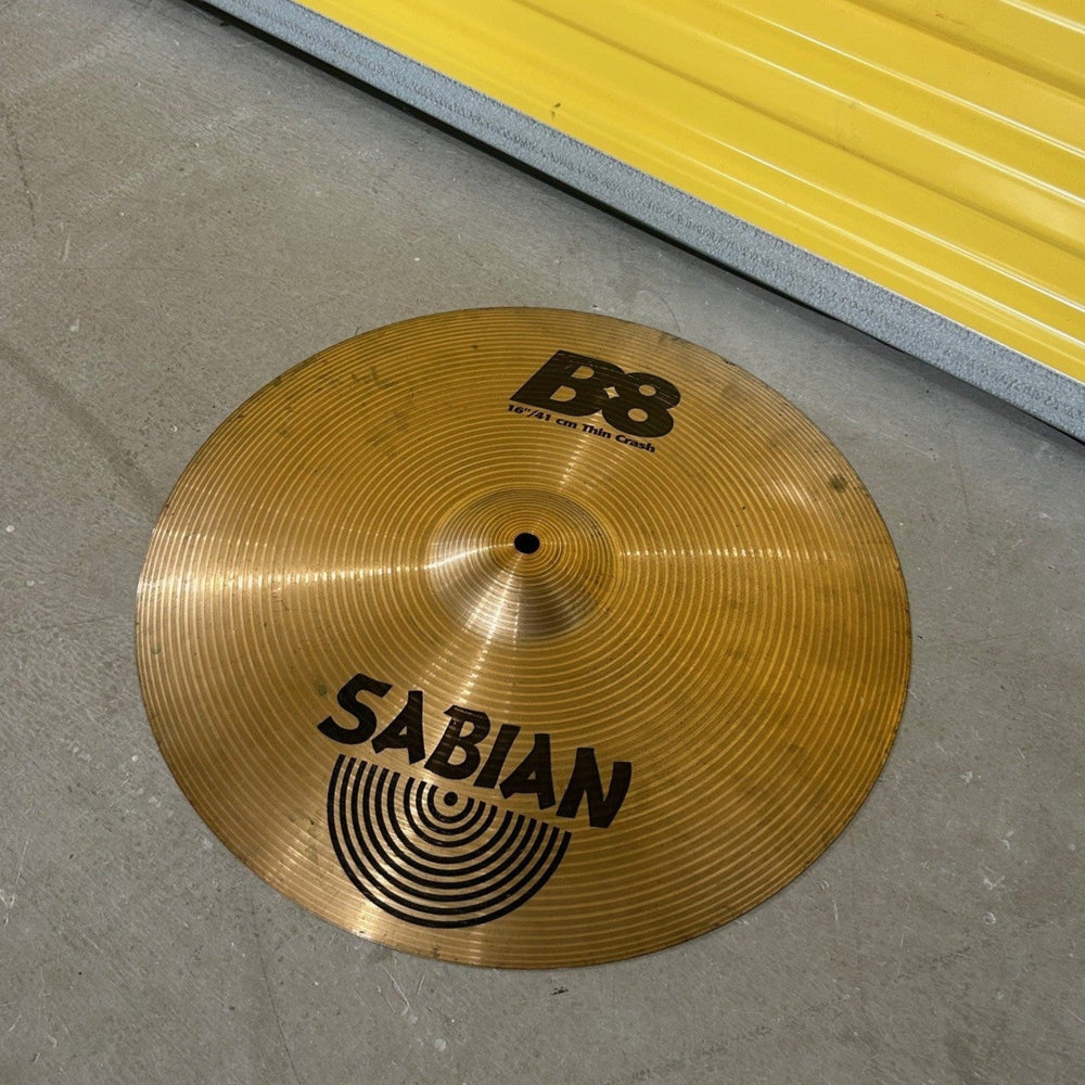 Sabian cymbale crash 16 b8 - used/usagée