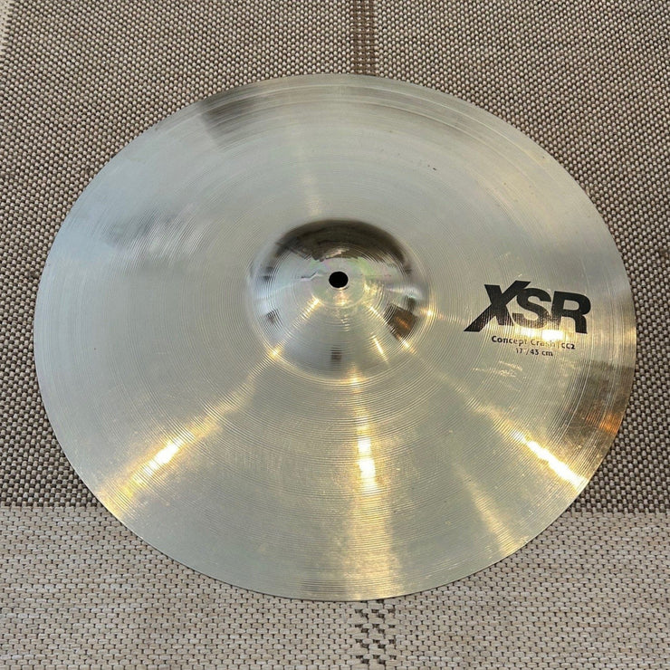 Sabian cymbal/cymbale crash xsr concept 17 - used/usagée