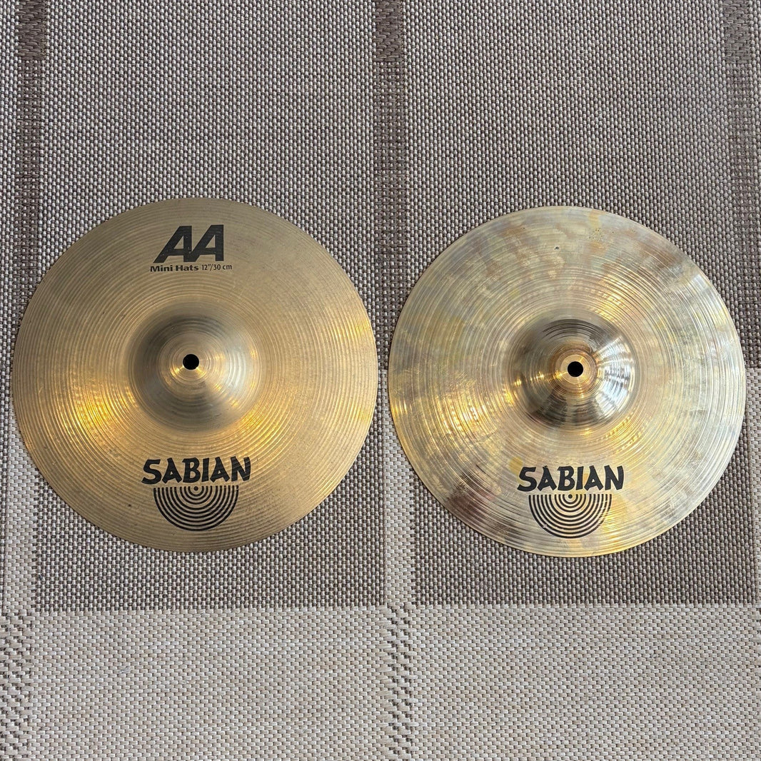 Sabian cymbales AA mini hat 12 - used/usagées