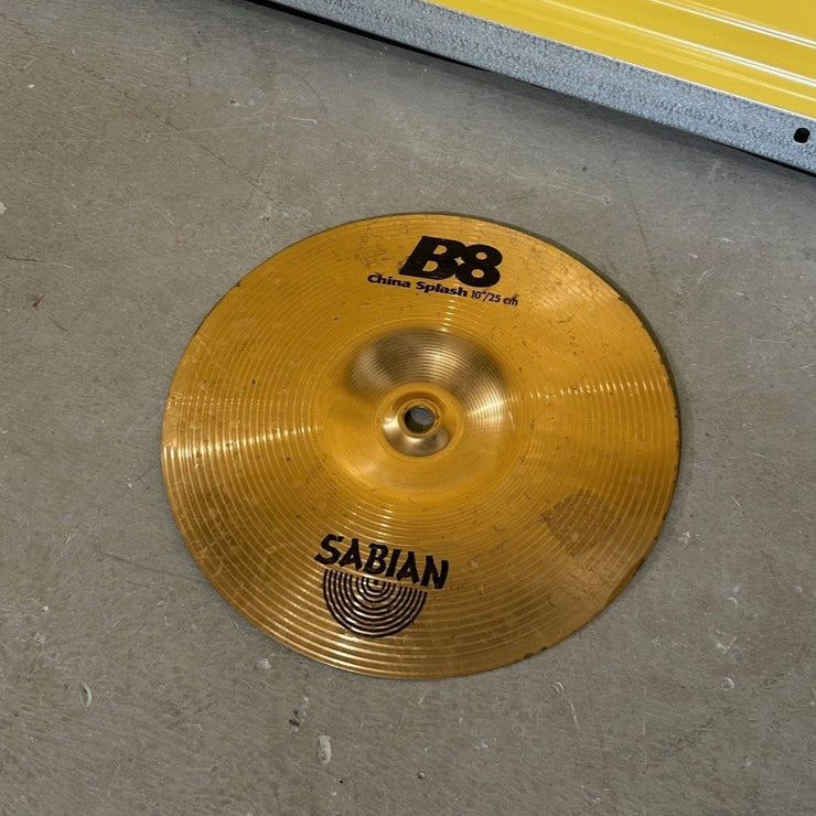 Sabian cymbal splash 10 b8 china - used/usagée