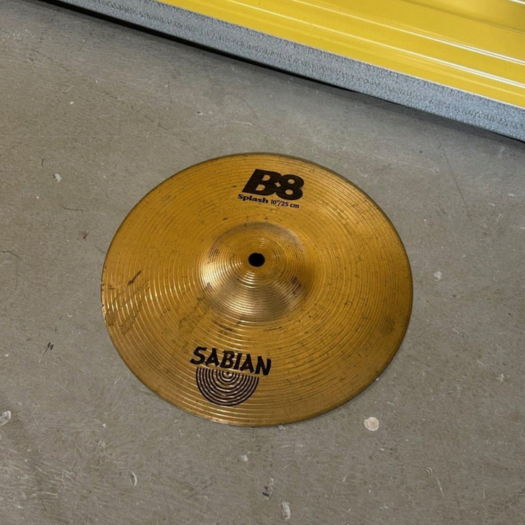 Sabian cymbal splash 10 b8 - used/usagée