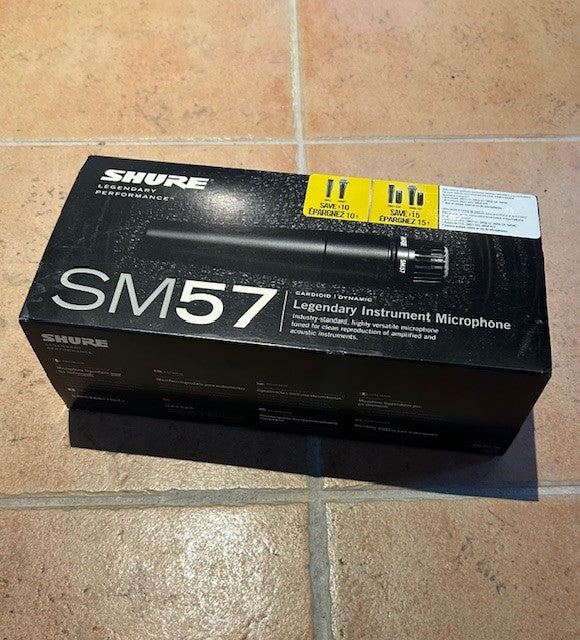 Shure mic/micro phone sm57 - used/usagé