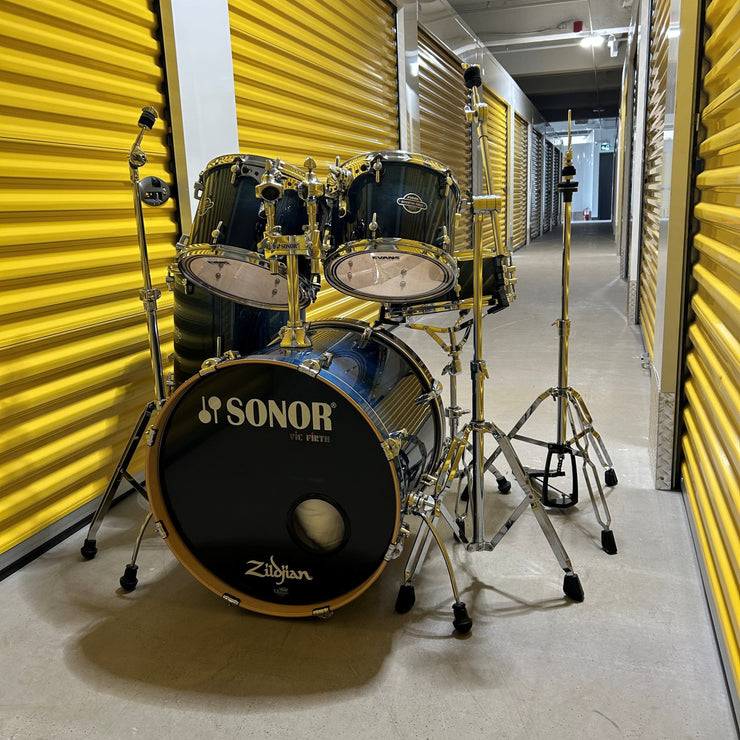 Sonor Essential force drum kit blue fade birch shell/fût de bouleau - used/usagé