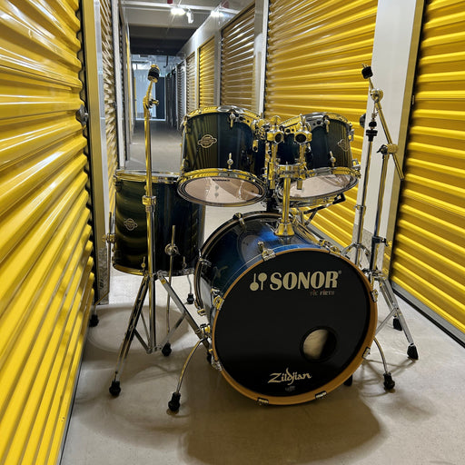 Sonor Essential force drum kit blue fade birch shell/fût de bouleau - used/usagé