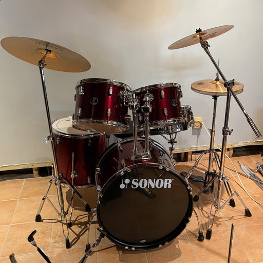 Sonor force 507 drum set et kit de Sabian B8 - used/usagé