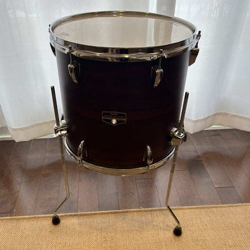 Tama imperialstar floor tom 14x14 red/rouge - used/usagé