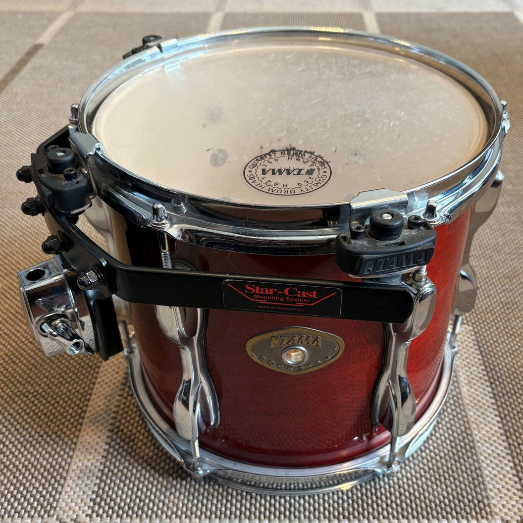Tama rockstar tom 10x9 red wood - used/usagé