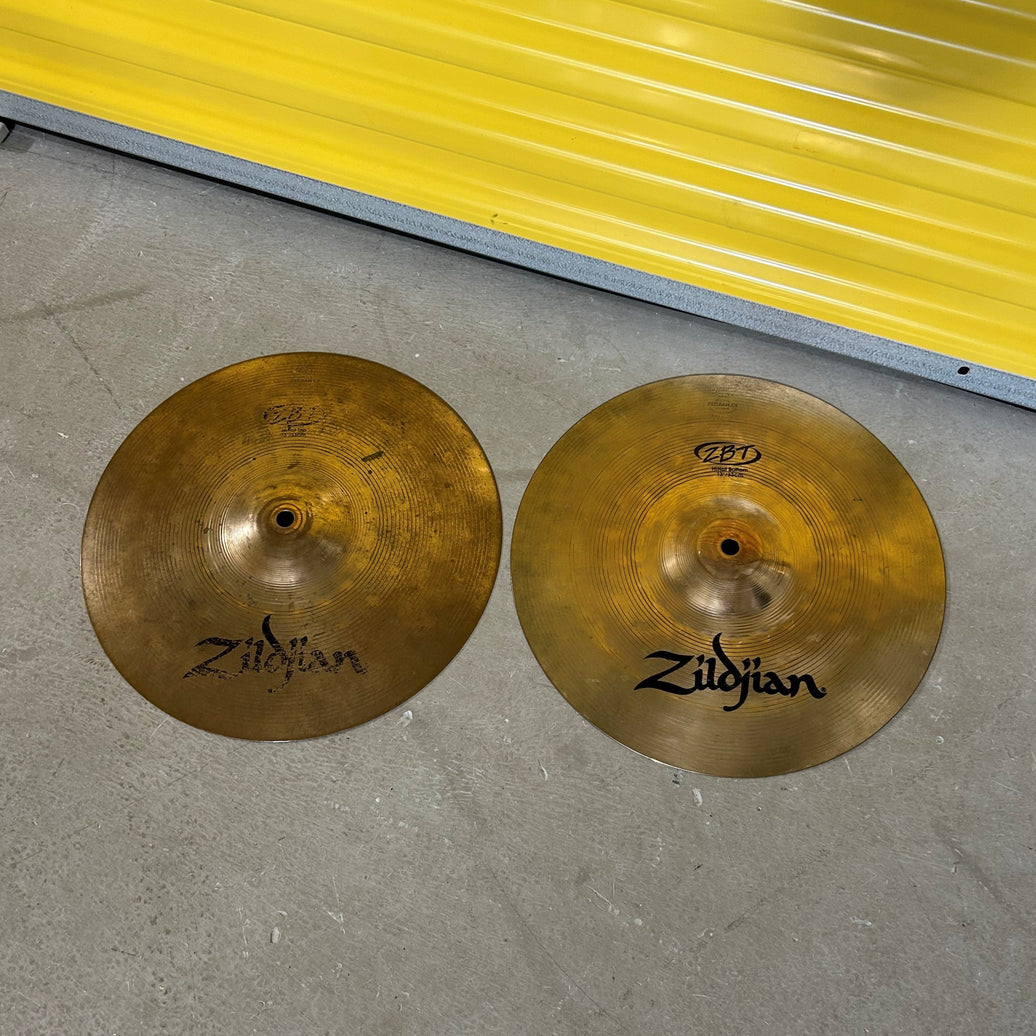 zildjian cymbal hi-hat 13 zbt used