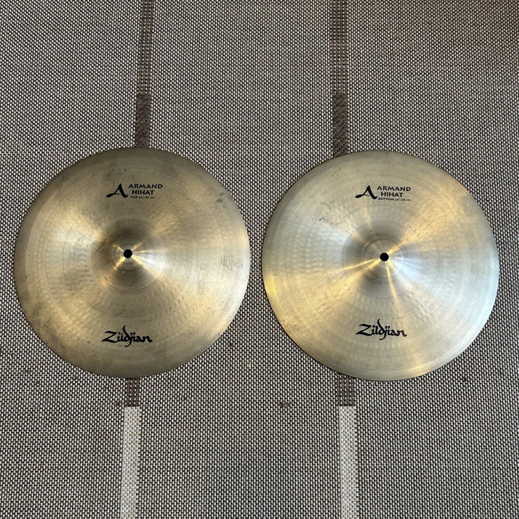 Zildjian cymbals hi-hat 14 Armand /usagéesused