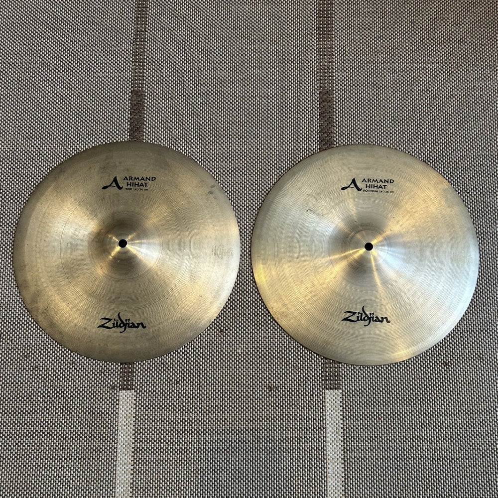 Zildjian cymbals hi-hat 14 Armand /usagéesused