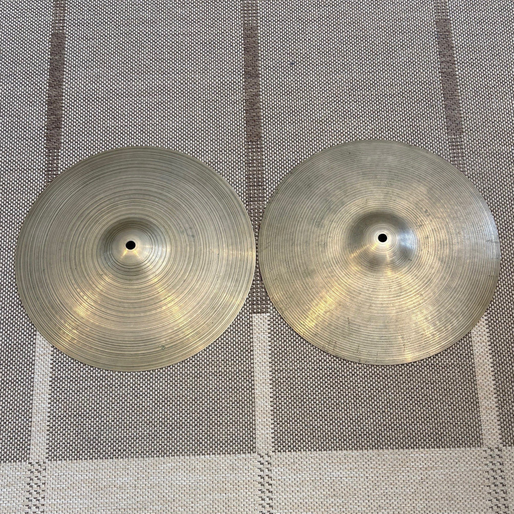 Zildjian cymbales hi-hat new beat 14, 70`s vintage - used/usagées