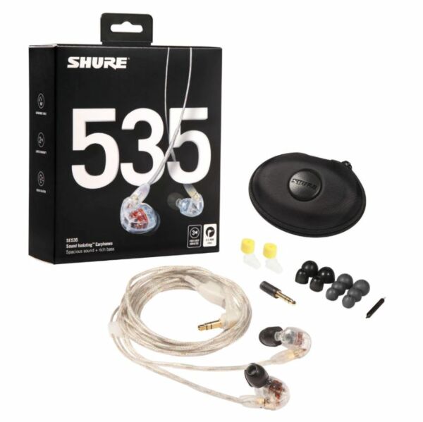 Shure SE535-CL Clear In-Ears-Translucides